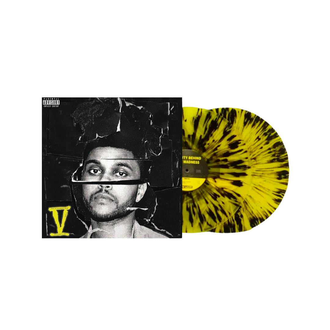 The Weeknd- 2024 Beauty Behind the Madness LIMITED EDITION YELLOW BLACK SPLATTER LP!