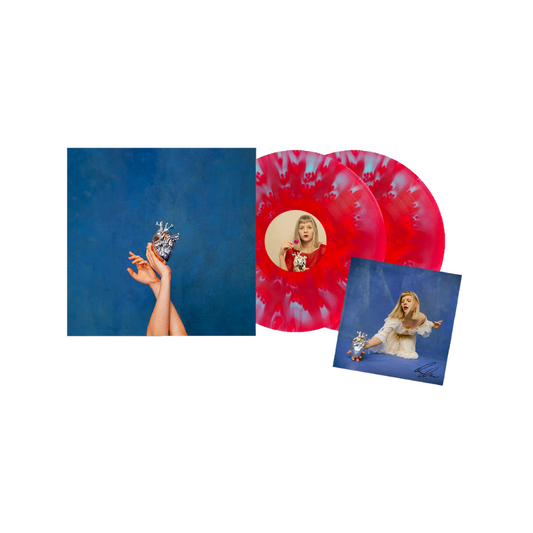 What Happened To The Heart - Limited Signed Red With Blue Splatter Vinyl