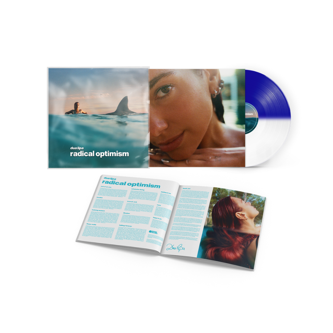 Radical Optimism - Limited White And Blue Translucent Split Vinyl