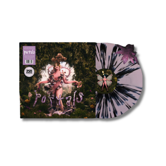 Portals -UK Limited Baby Pink With Black Swirl Vinyl